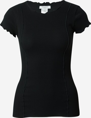 T-shirt rosemunde en noir : devant