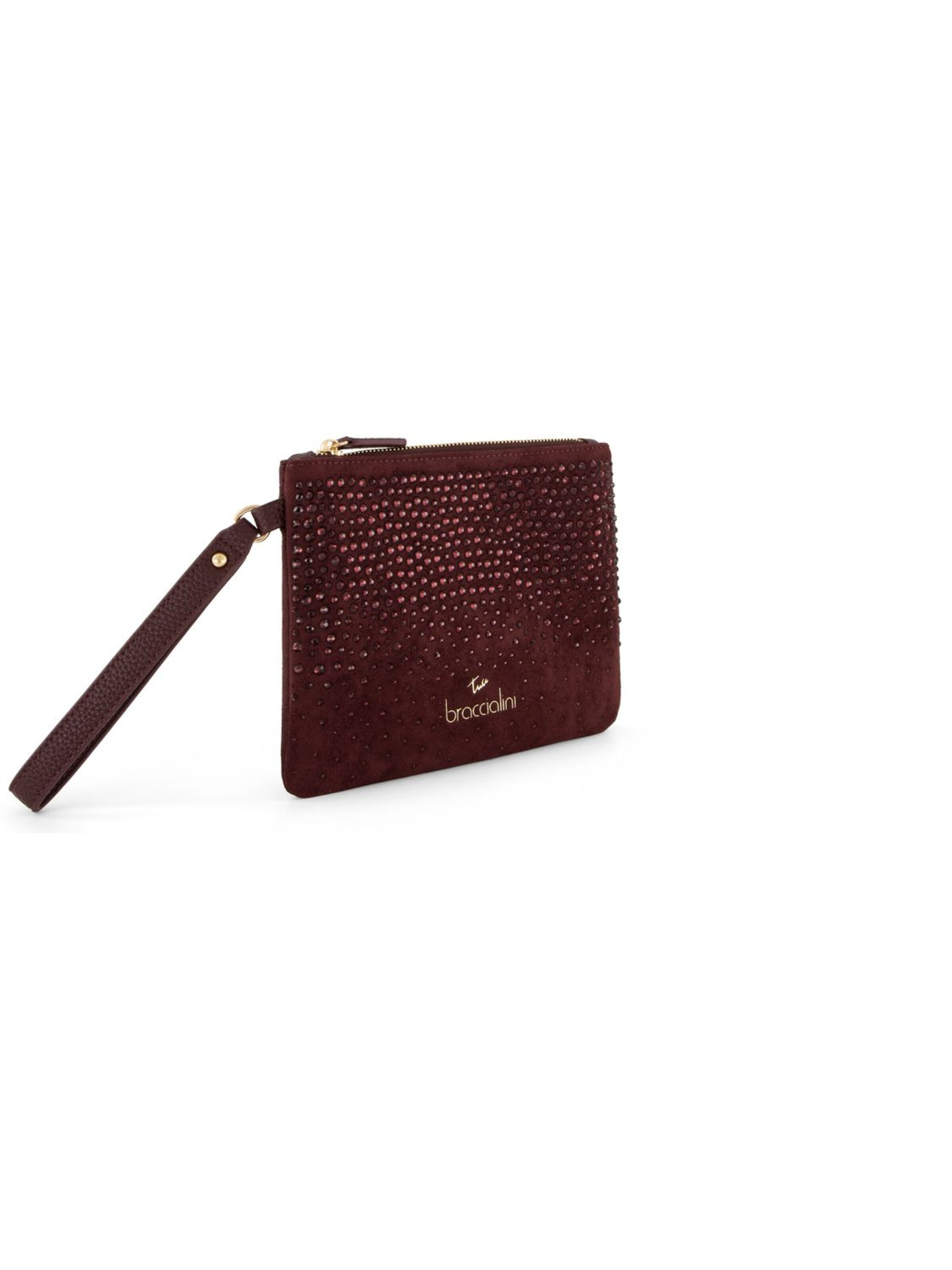 Braccialini - Bolso saco 'Beth Strass' en rojo