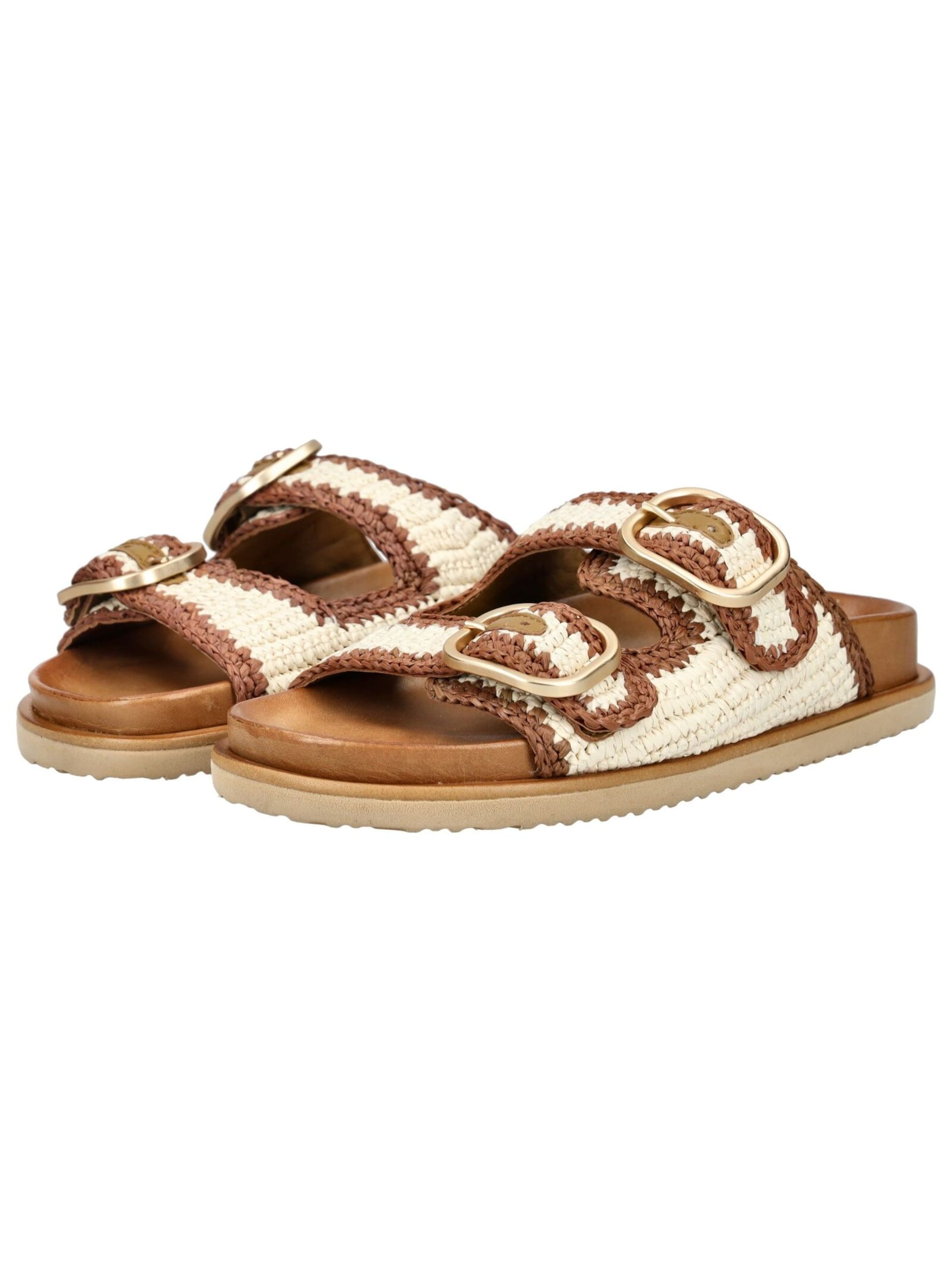 INUOVO Pantolette in Braun