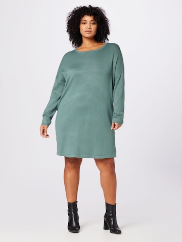 Fransa Curve Sweater 'BLUME' in Green: front