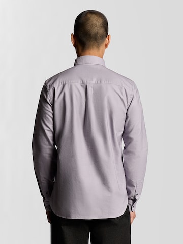 Lyle & Scott Regular fit Overhemd in Lila