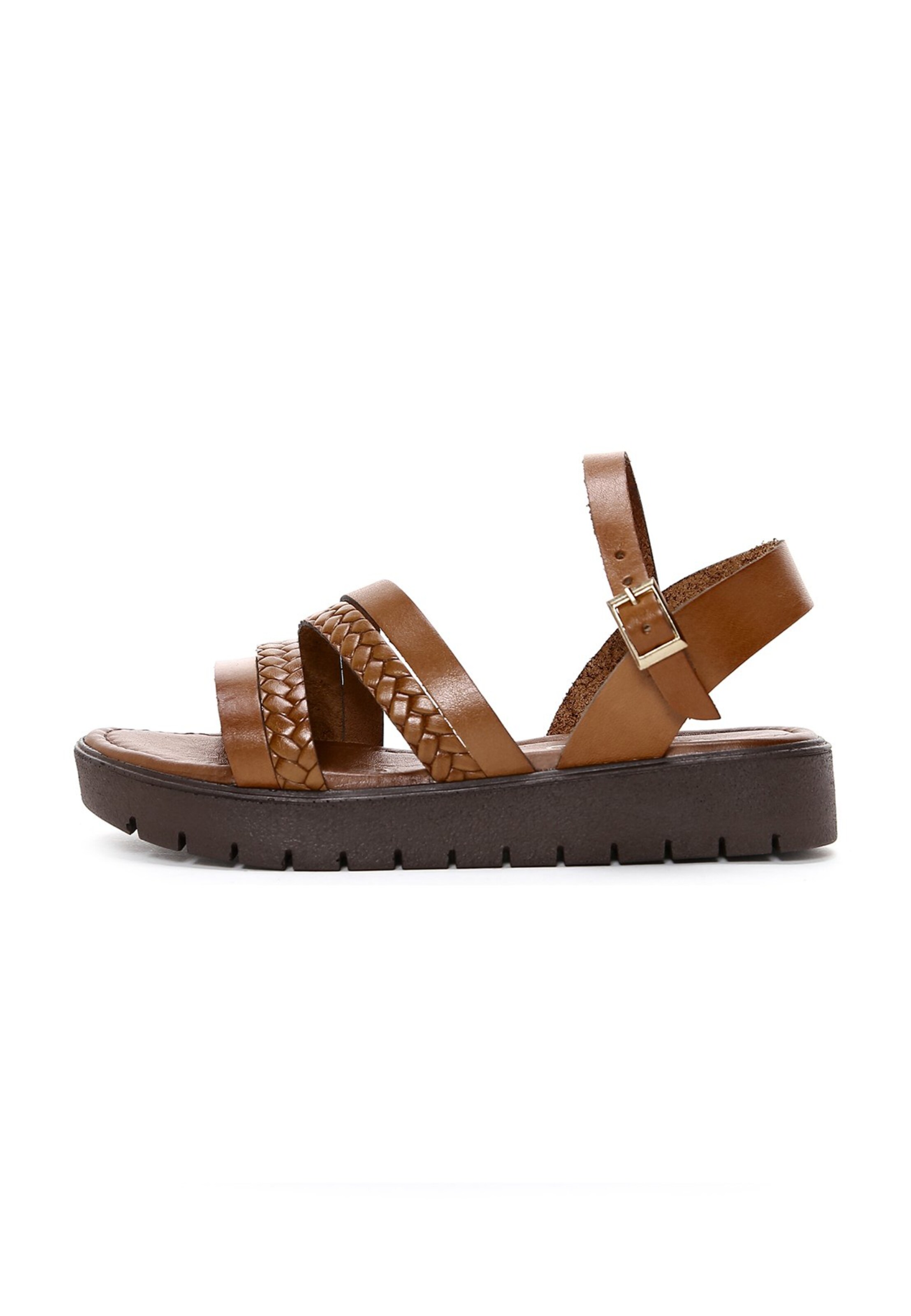 Derimod Strap sandal in Brown: front