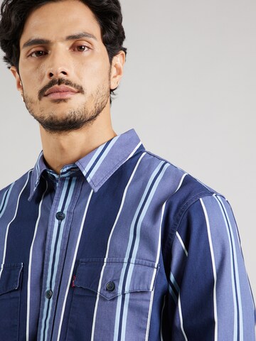LEVI'S ® Comfort Fit Hemd 'Relaxed Fit Western' in Blau