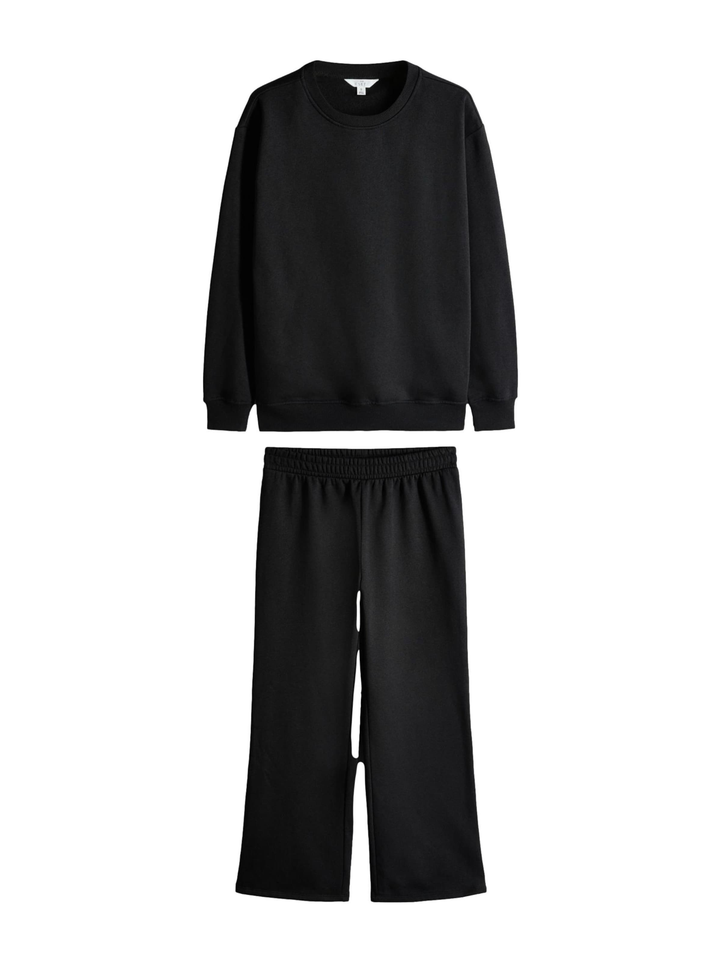 The Set - Ropa para correr en negro: frente