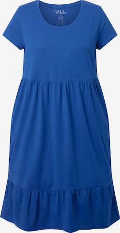 Ulla Popken Jurk in Blauw: voorkant