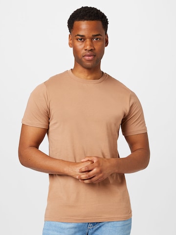 By Garment Makers Shirt in Brown: front