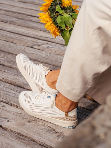 SAOLA Slipper 'Ezo W White Cashew'‌‌‌‌‌‌‌‌‌‌ in Beige