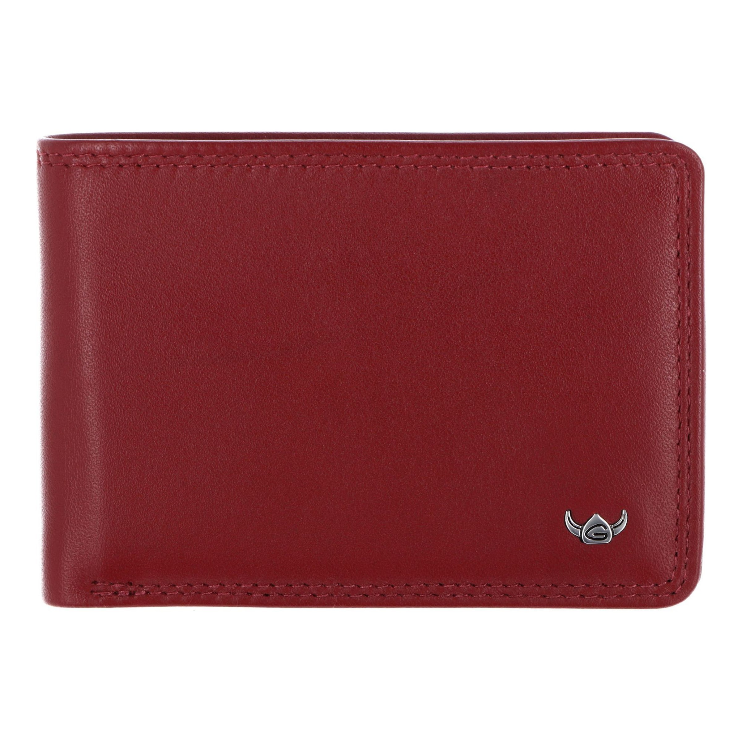 Porte-monnaies 'Polo' GOLDEN HEAD en rouge : devant