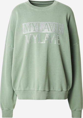 MYLAVIE by Sarah Harrison Свитшот в Зеленый: спереди