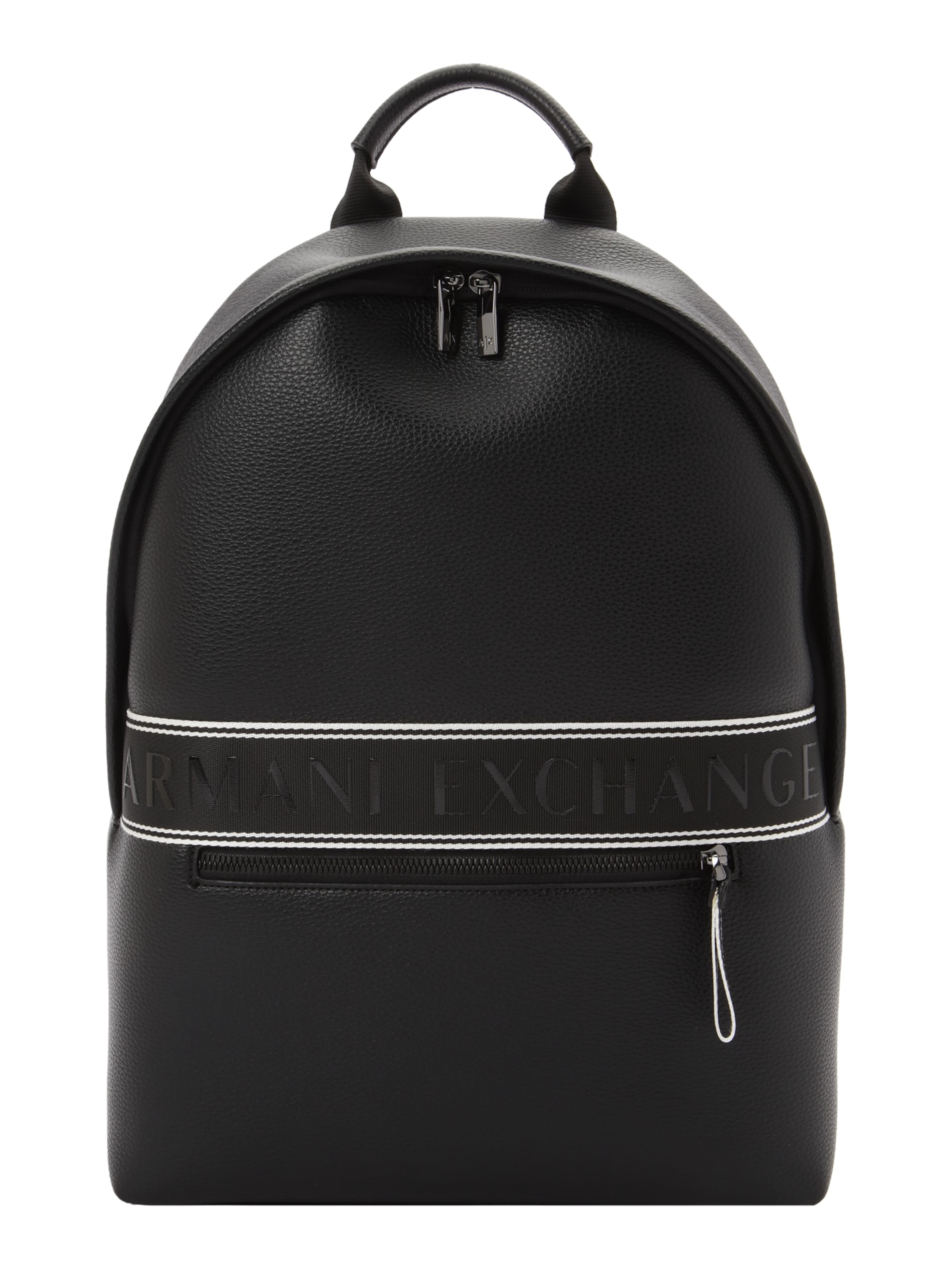 ARMANI EXCHANGE Batoh 'IAN' – černá: přední strana