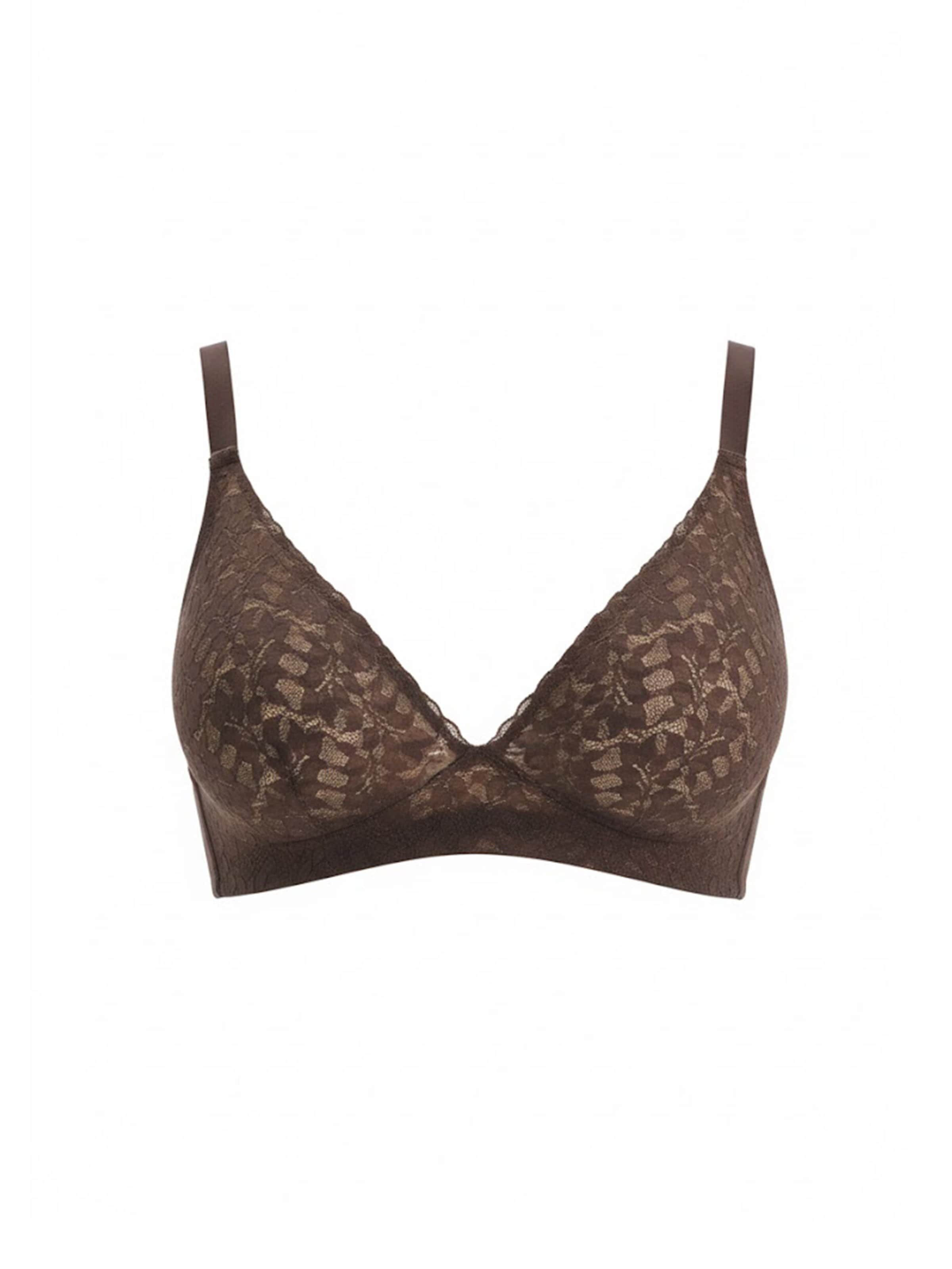 Triangle Soutien-gorge Dagi en marron : devant