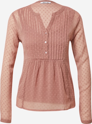 ABOUT YOU Blouse 'Insa' in Pink: front