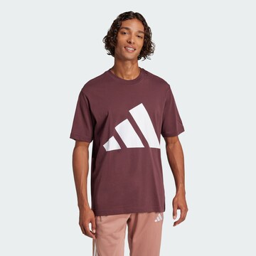 T-Shirt fonctionnel 'Essentials' ADIDAS SPORTSWEAR en rouge : devant