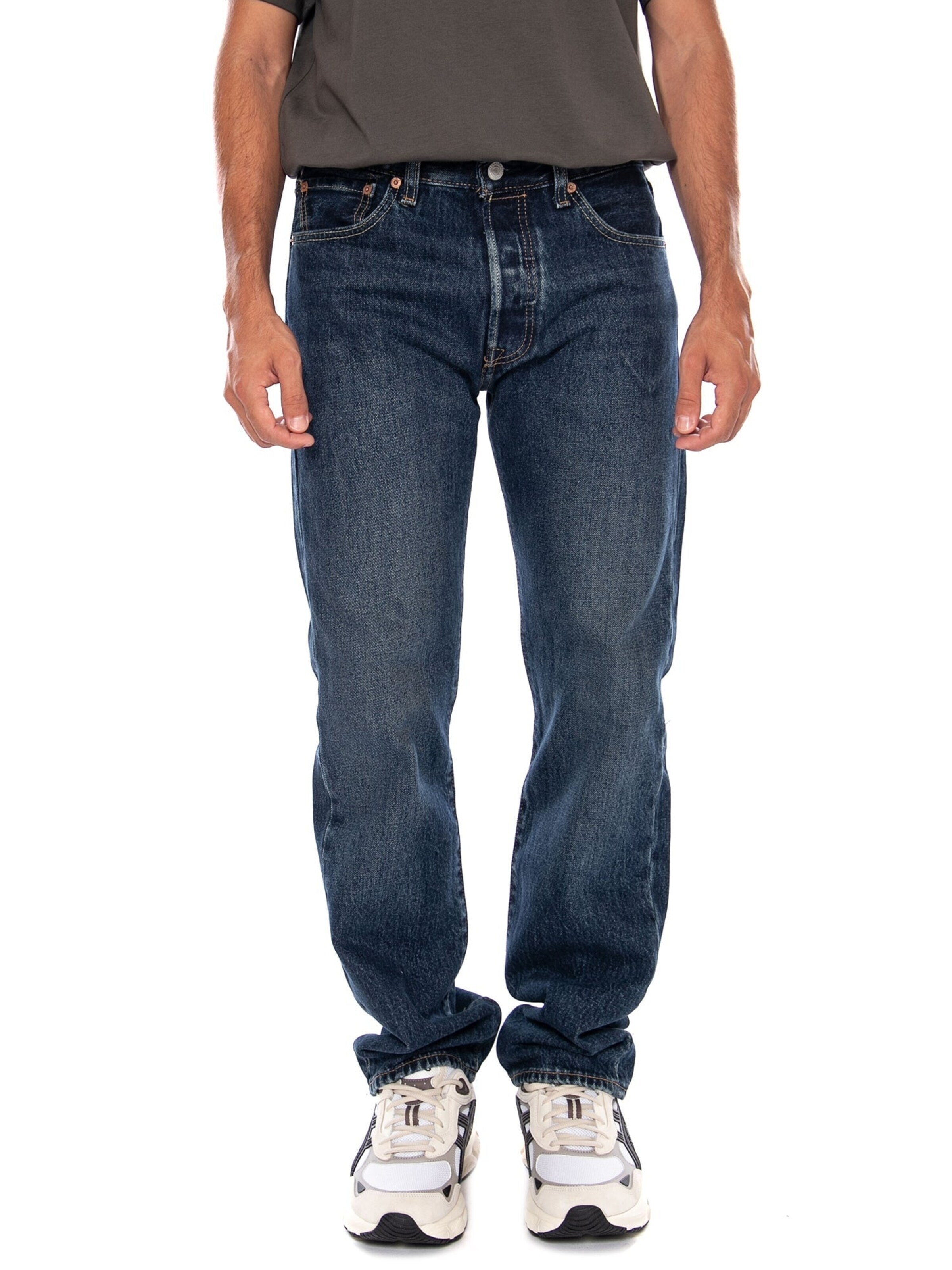 Baggy Jeans '501® ORIGINAL FOUND IN CAVE' di LEVI'S ® in blu: frontale