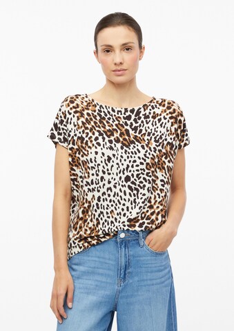 Tricou de la s.Oliver pe bej: față