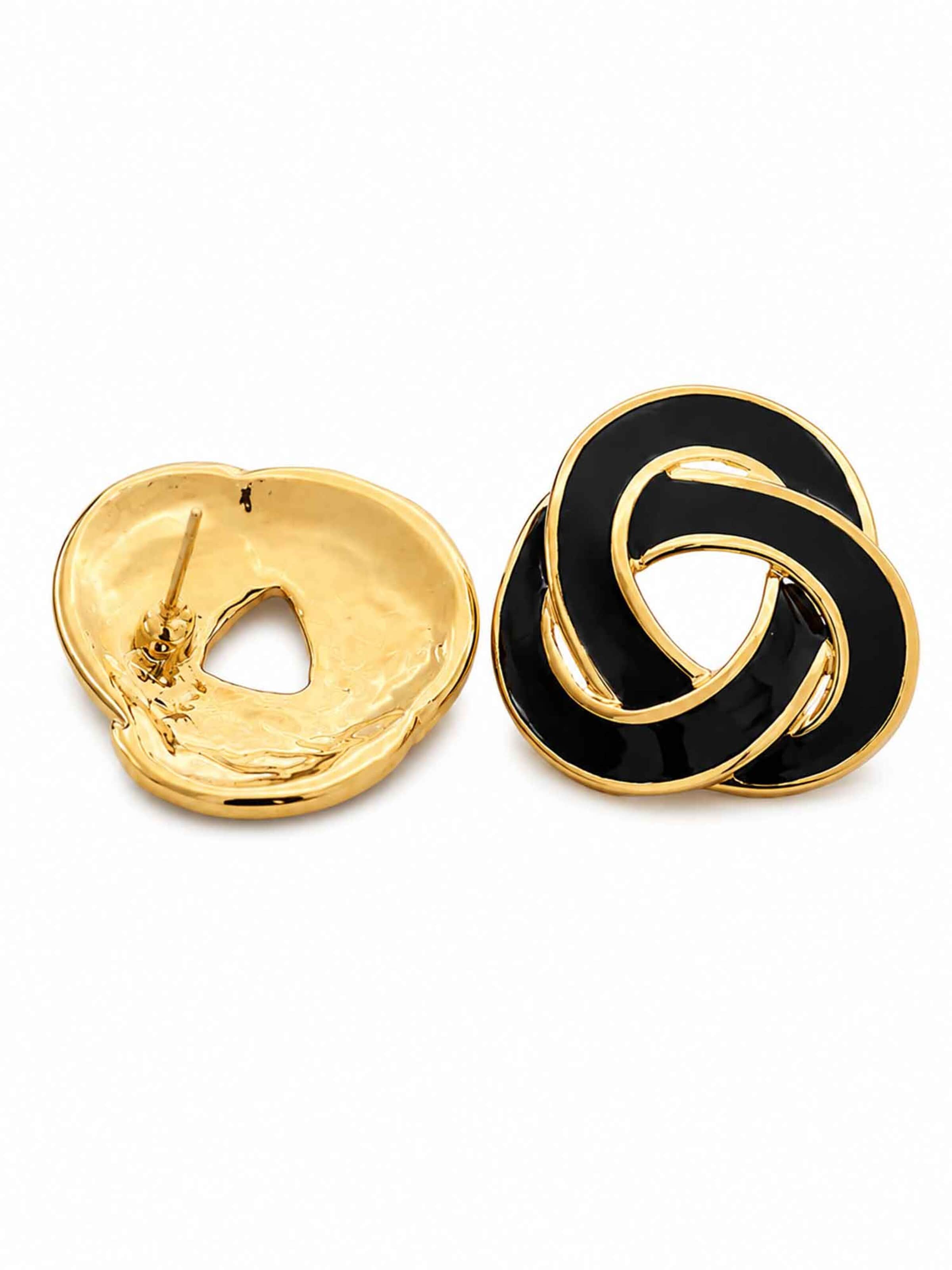 RteRme Náušnice 'Nimah Earrings' – černá
