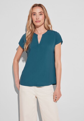 STREET ONE Blouse in Blue: front