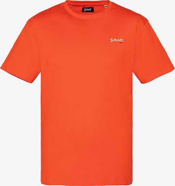 Schott NYC Shirt in Orange: Vorderseite