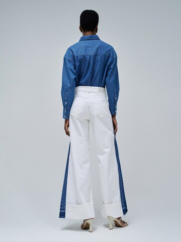 Salsa Jeans Wide leg Jeans 'Faith' in Wit