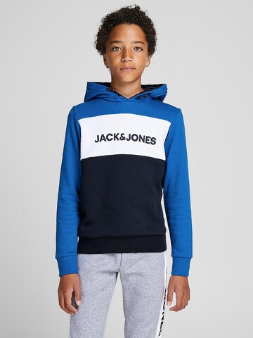 Regular fit Felpa di Jack & Jones Junior in blu: frontale