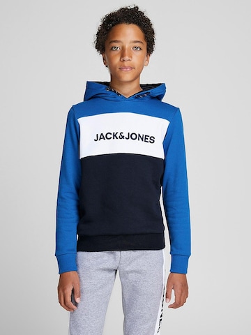 Jack & Jones Junior Sweatshirt in Blauw: voorkant
