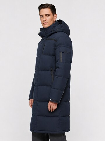 ALLTHEMEN Winter Coat 'Flaum' in Blue