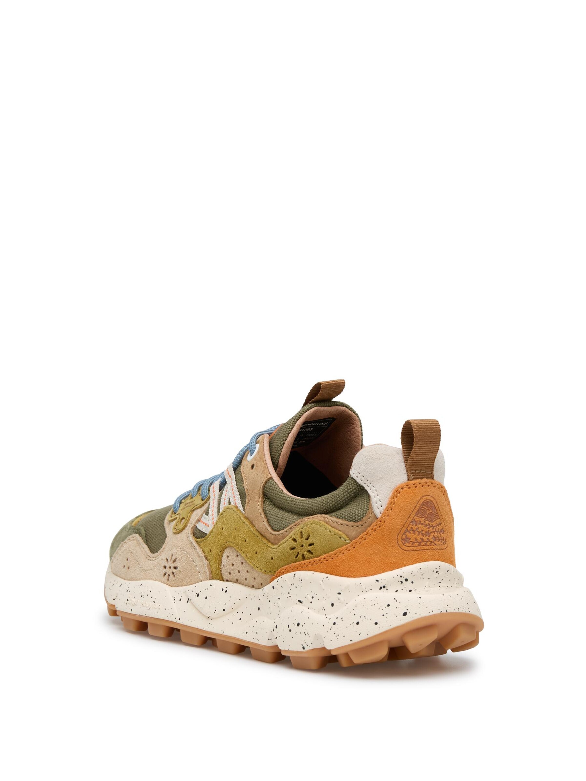 Baskets basses 'YAMANO 3 UNI' Flower Mountain en vert