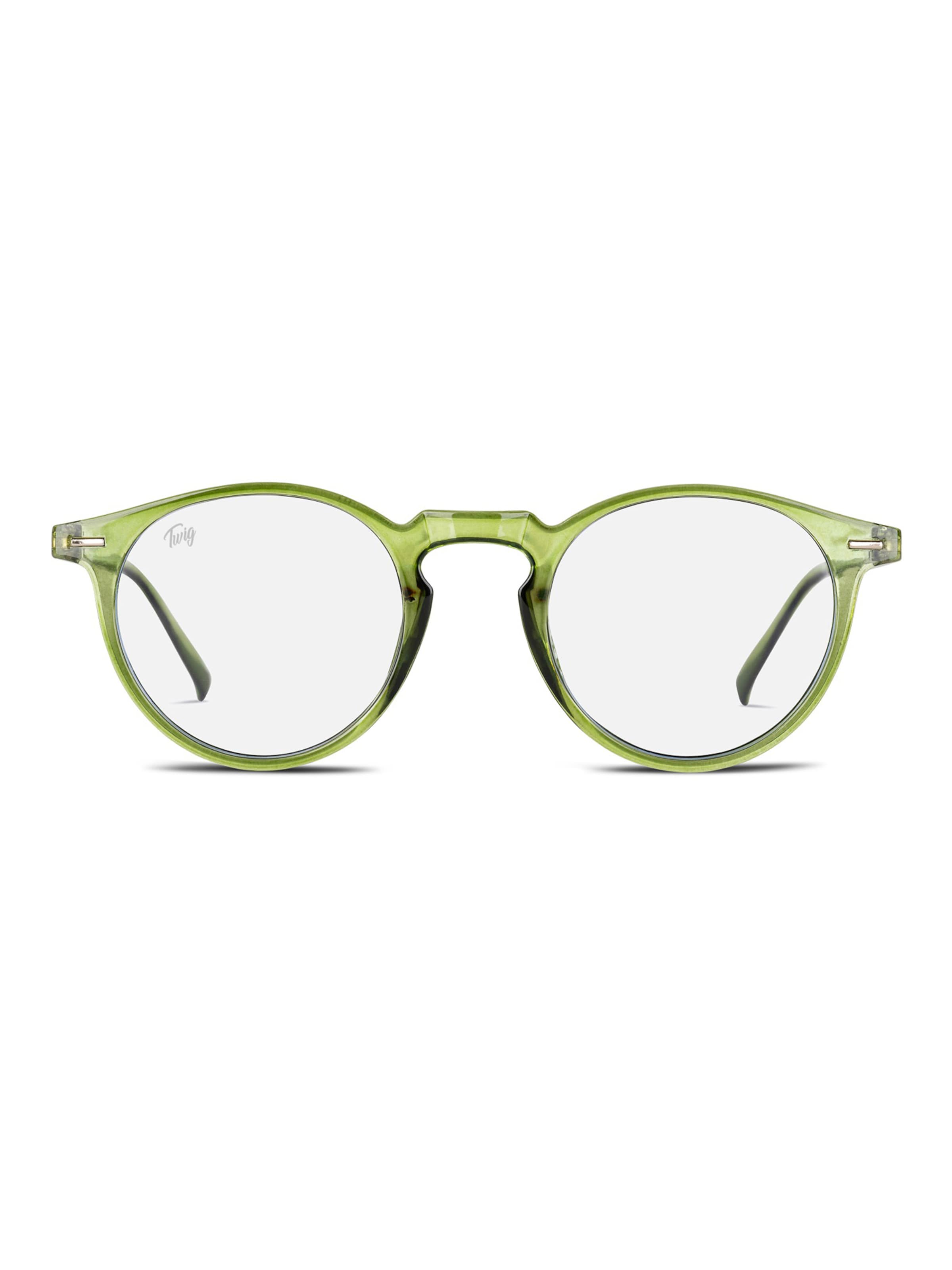 TWIG Concept Milano Glasses 'Watson BlueLight' in Green: front
