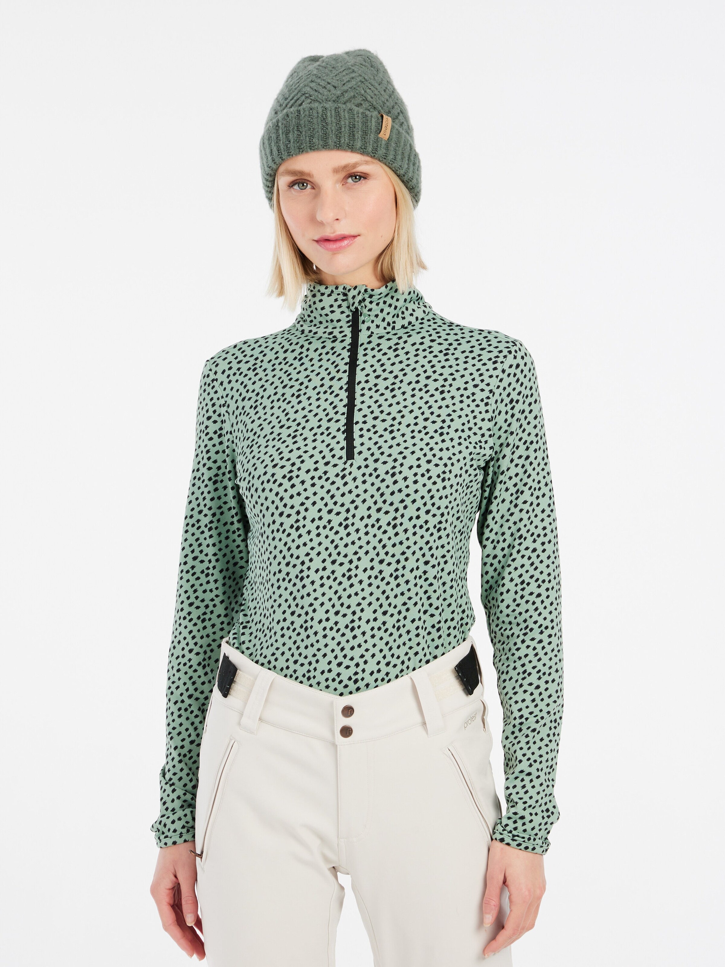 PROTEST Athletic Sweatshirt 'PRTKACEY' in Green: front