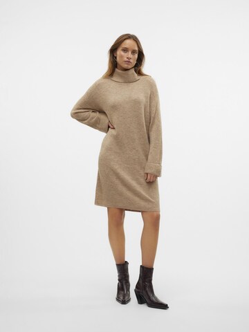 VERO MODA Jurk in Bruin
