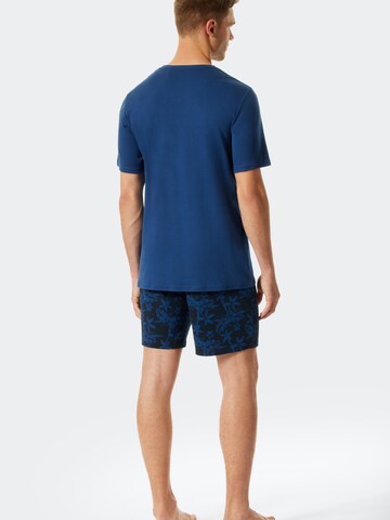 SCHIESSER Short Pajamas in Blue