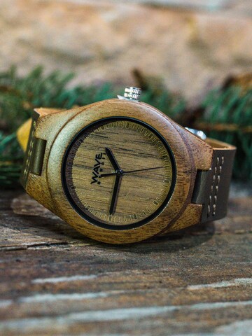 Wave Hawaii Analog Watch ' Walnuss ' in Brown