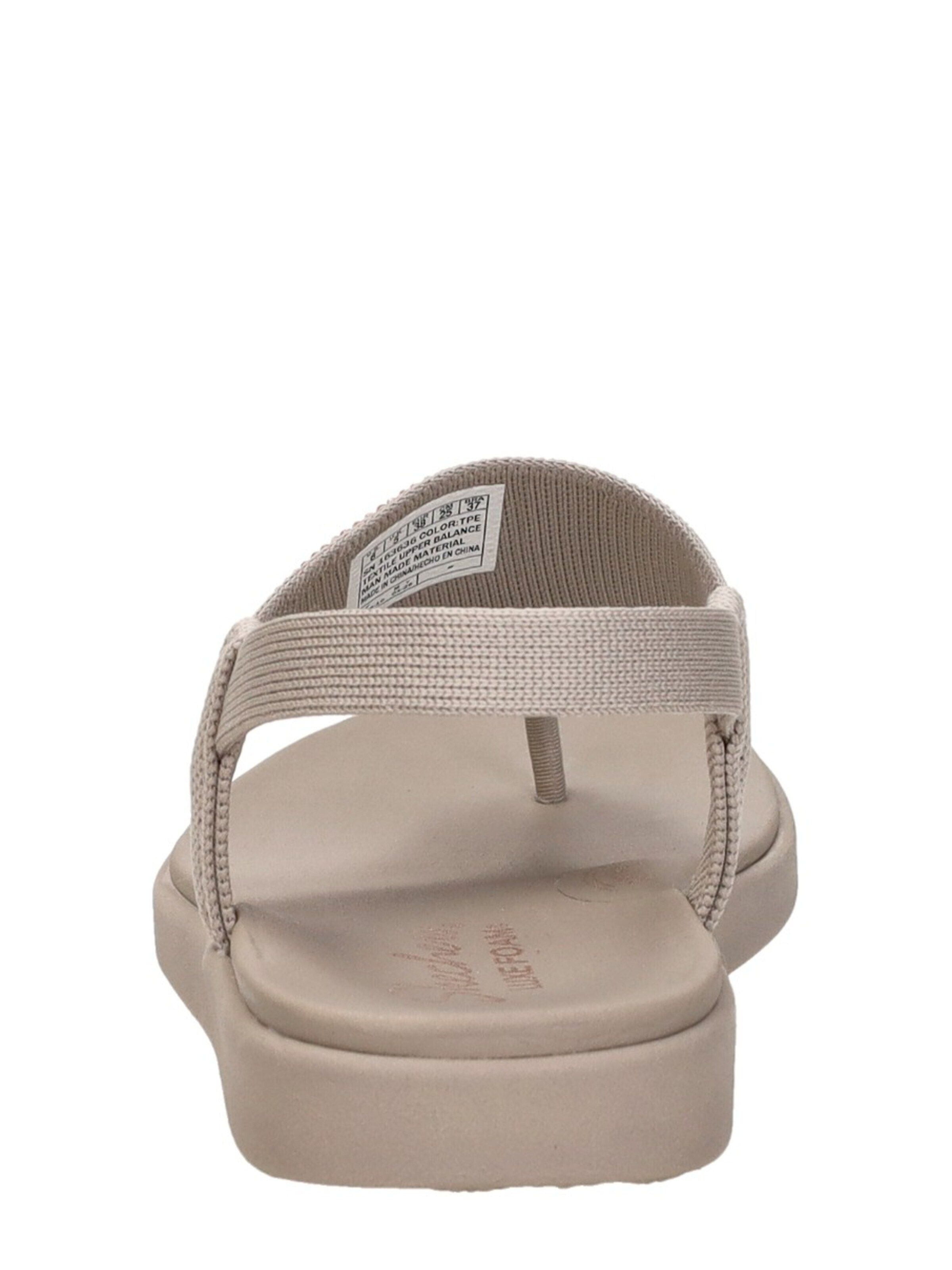 SKECHERS Teenslipper 'Meditation Luxe' in Grijs