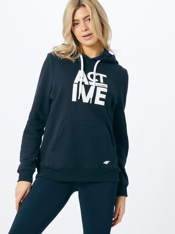 4F Sportief sweatshirt in Blauw: voorkant