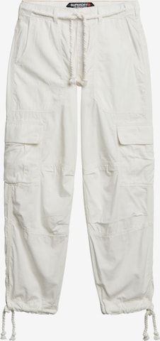 Superdry Cargohose in Weiß: Vorderseite