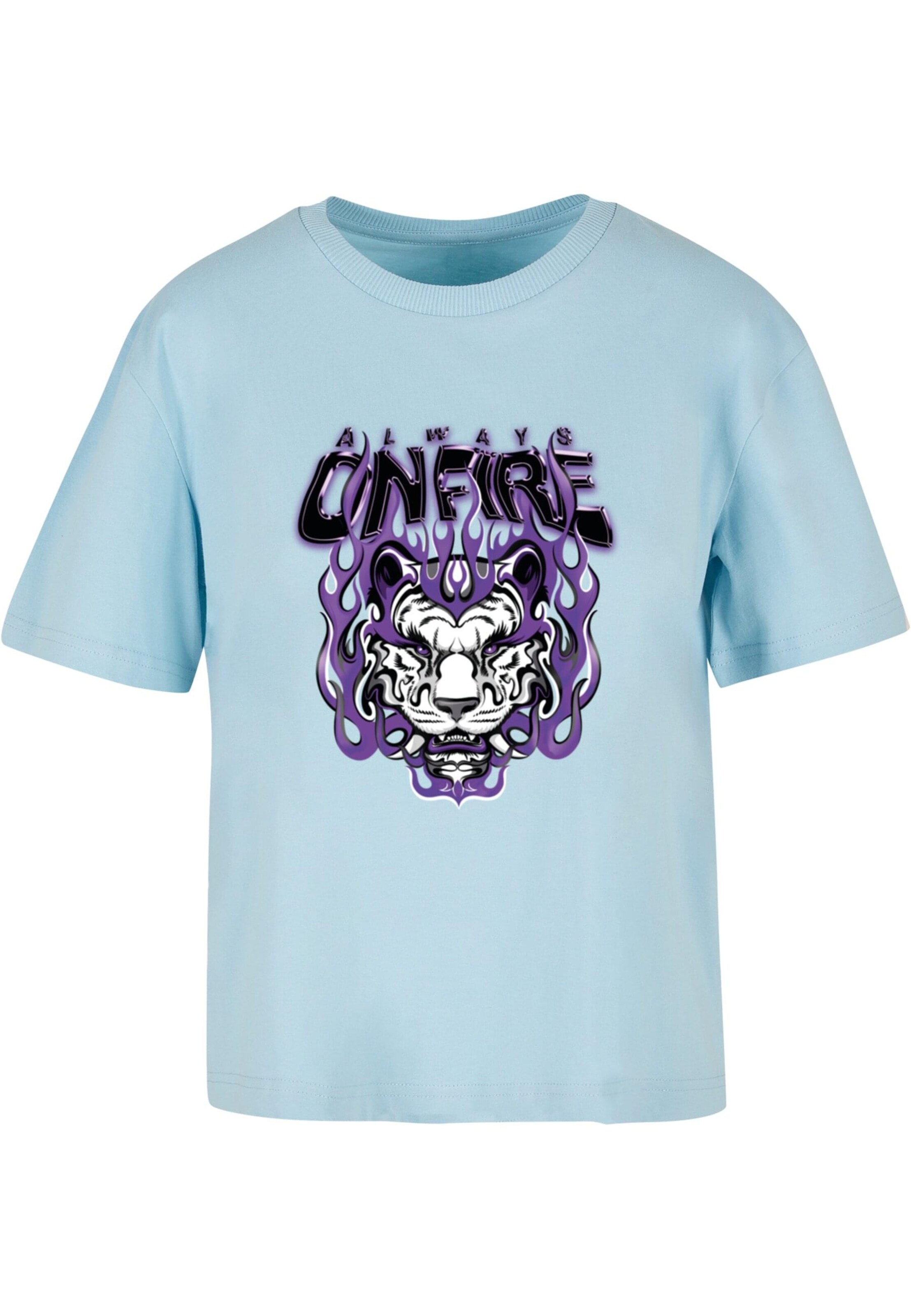 Mister Tee Särk 'Always On Fire', värv sinine: eest vaates