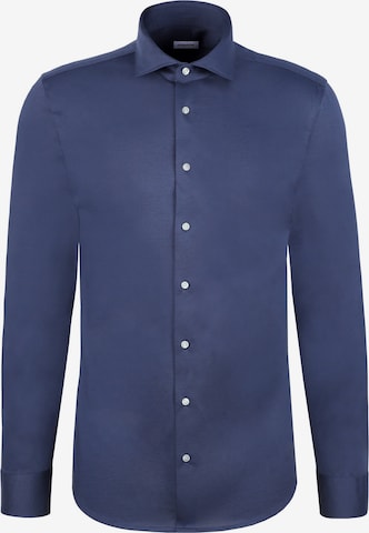 Coupe slim Chemise business SEIDENSTICKER en gris : devant