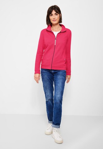 CECIL Zip-Up Hoodie in Pink