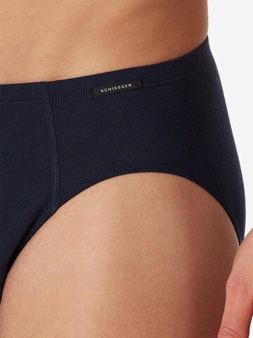 SCHIESSER Slip 'Cotton Essential' in Blauw
