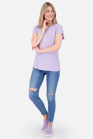 T-shirt 'Mimmy' Alife and Kickin en violet