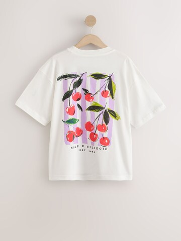 Next Oversized tričko – bílá