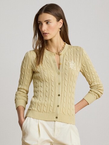 Lauren Ralph Lauren - Casaco de malha em bege: frente