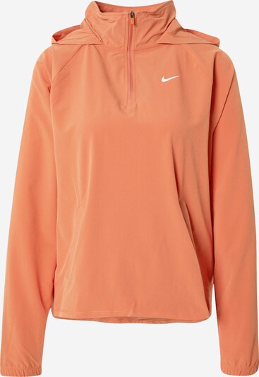 NIKE Athletic Jacket in Orange / White, Item view