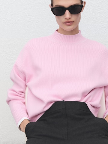 MANGO Sweater 'RINO' in Pink