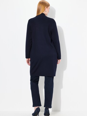 Ulla Popken Strickjacke in Blau