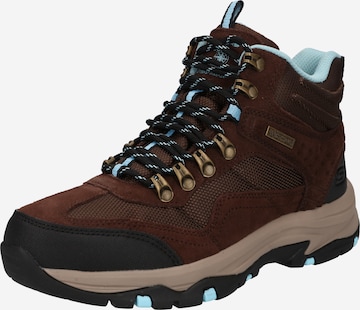 SKECHERS Athletic Lace-Up Shoes 'Trego Base Camp' in Brown: front