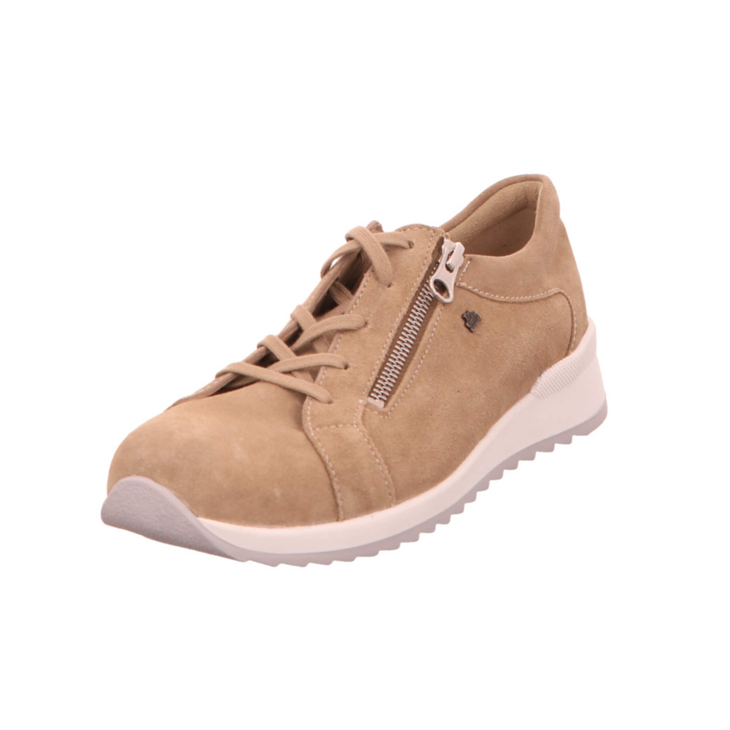 Finn Comfort Athletic lace-up shoe 'Barretos' in Beige: front