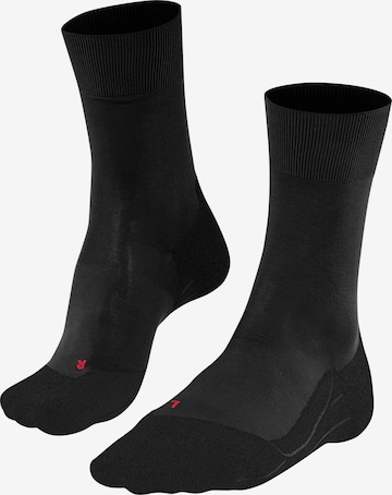 FALKE Athletic Socks 'RU 4 Light' in Black: front
