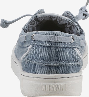 MUSTANG Moccasins in Blue
