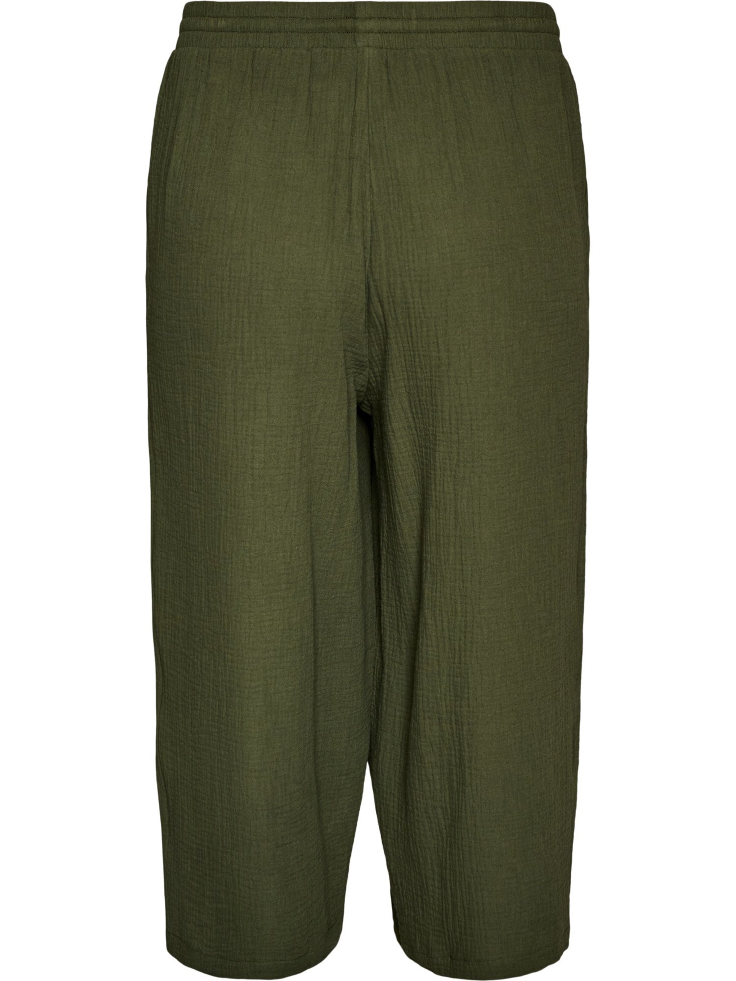 Loosefit Pantalon 'Vvivu' Zizzi en vert
